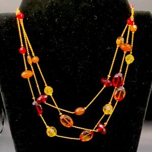 N210 Avon 3-strand Necklace